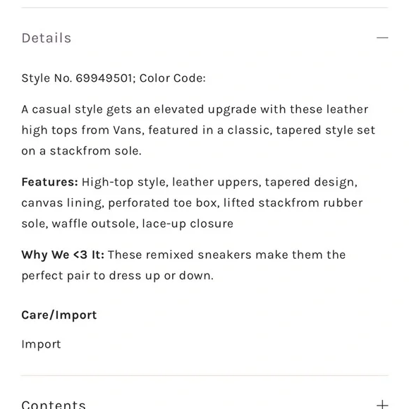 Vans Women's Pink High-Top Sneakers - Picture 12 of 13